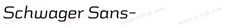 Schwager Sans字体转换